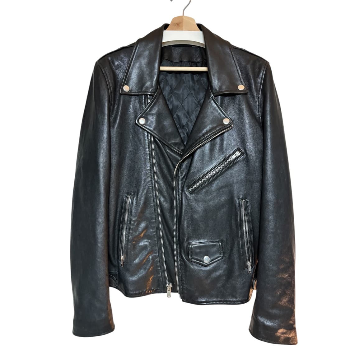 BLKDNM 소가죽 레더 자켓 상품이미지1