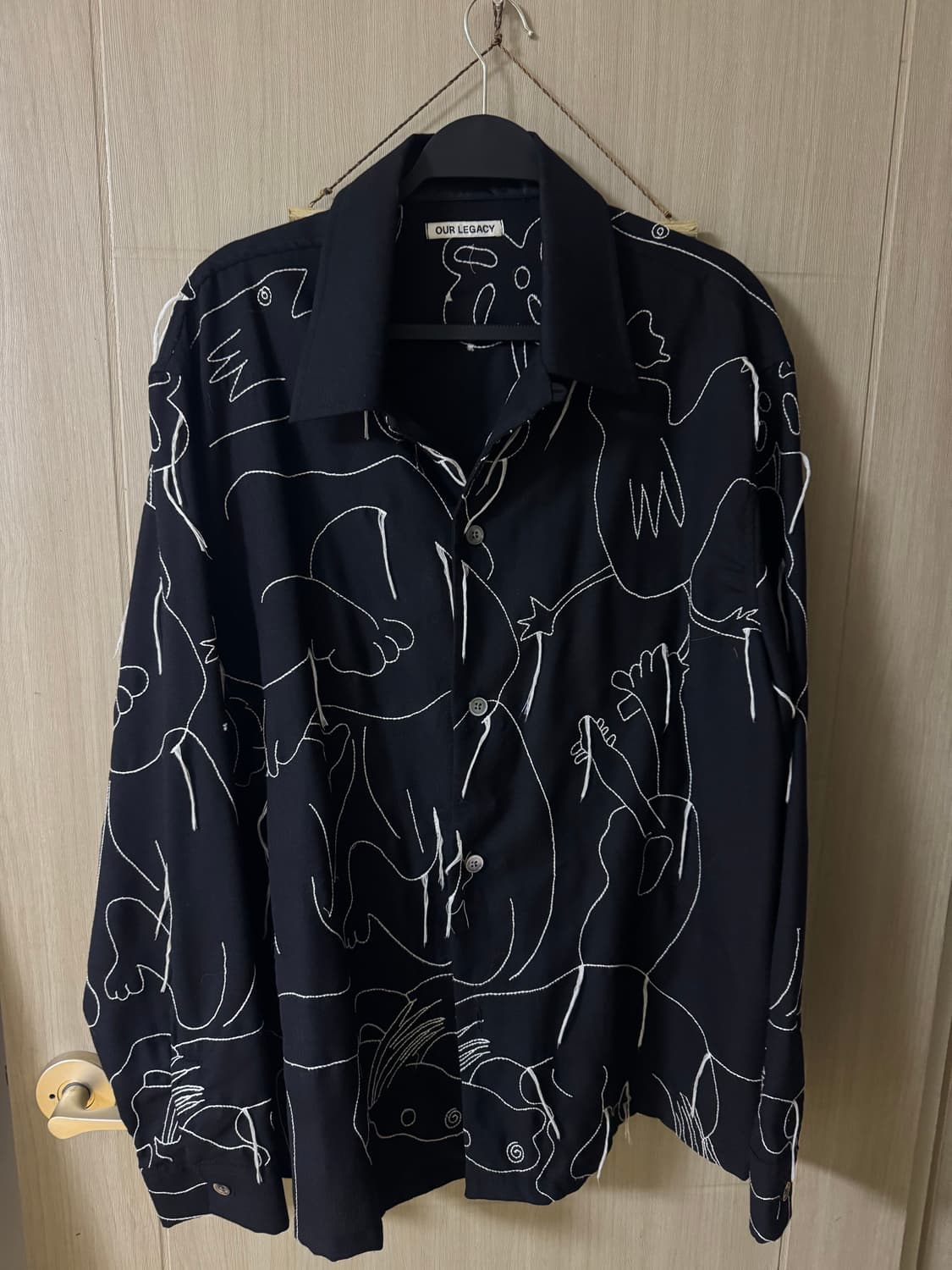 아워레가시 휴센 울 셔츠 상품이미지3