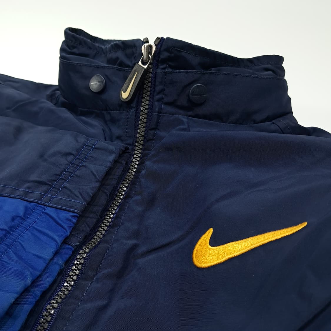 CL451 XL 나이키 90s 빅로고 아플리케 네이비 자켓 아우터 상품이미지3