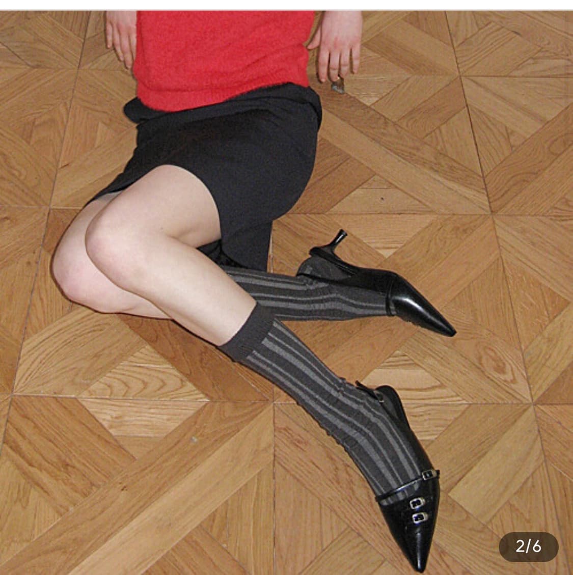 신디 3벨티드 슬링백 키튼 미들힐 펌프스 상품이미지1