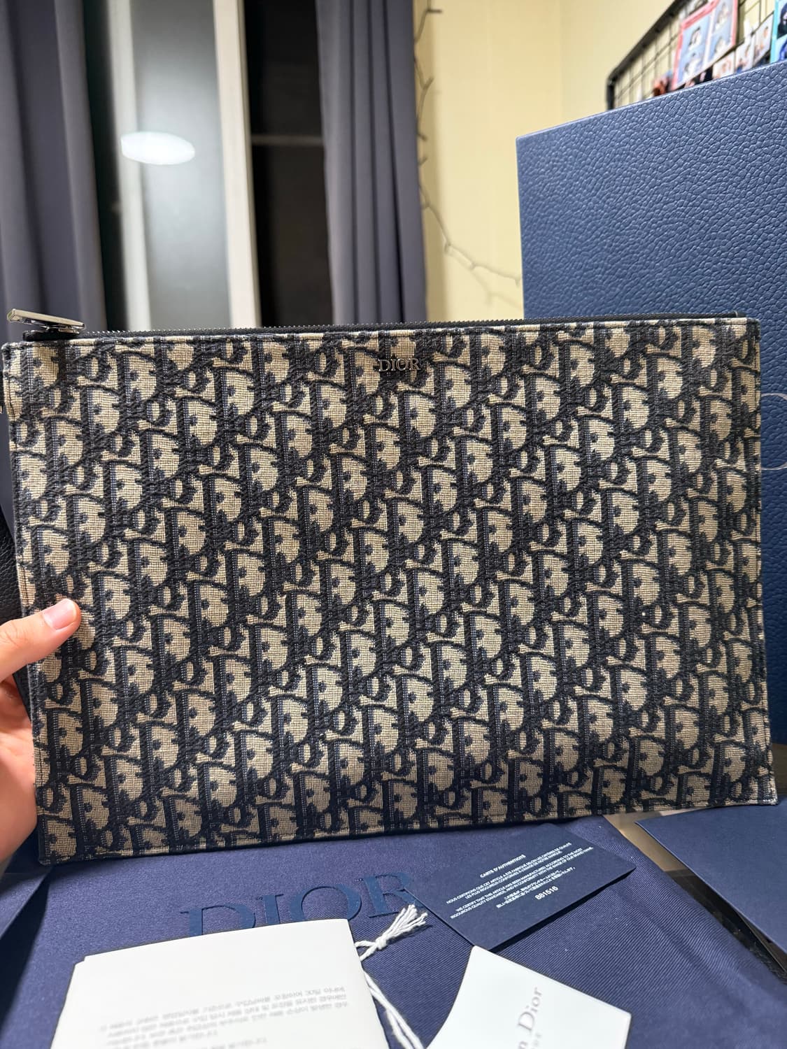 디올 오블리크 A4 클러치백 상품이미지4