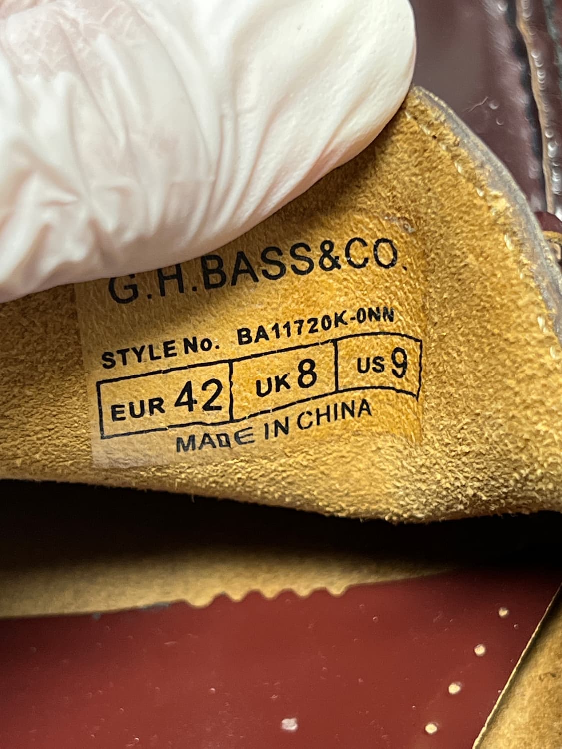 G.H bass 바스 테슬 로퍼 버건디 42 (270mm) 상품이미지6