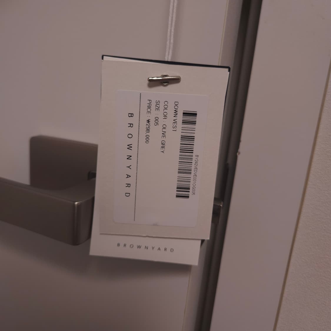 [5] 브라운야드 다운베스트 패딩 조끼 올리브그레이 상품이미지6