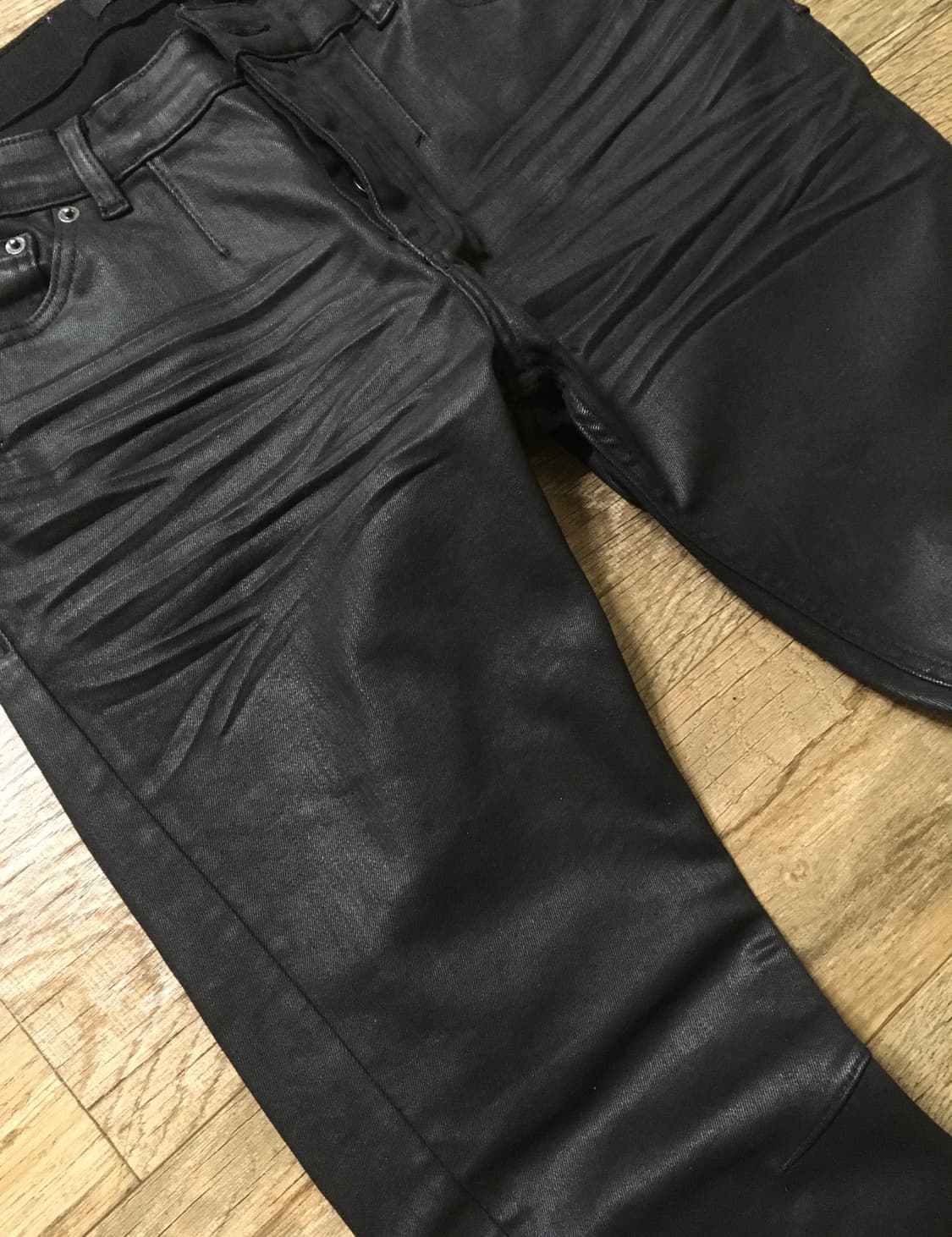 lamentist waxed skinny jeans 왁스진 데님진 상품이미지3