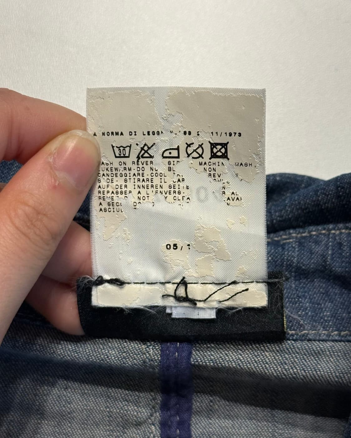 베르사체 진스 꾸뛰르 패치 데님 자켓 상품이미지8