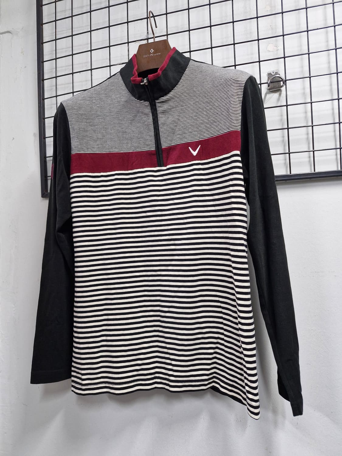 95M 캘러웨이 기능성 반집업 긴팔티. 상품이미지3