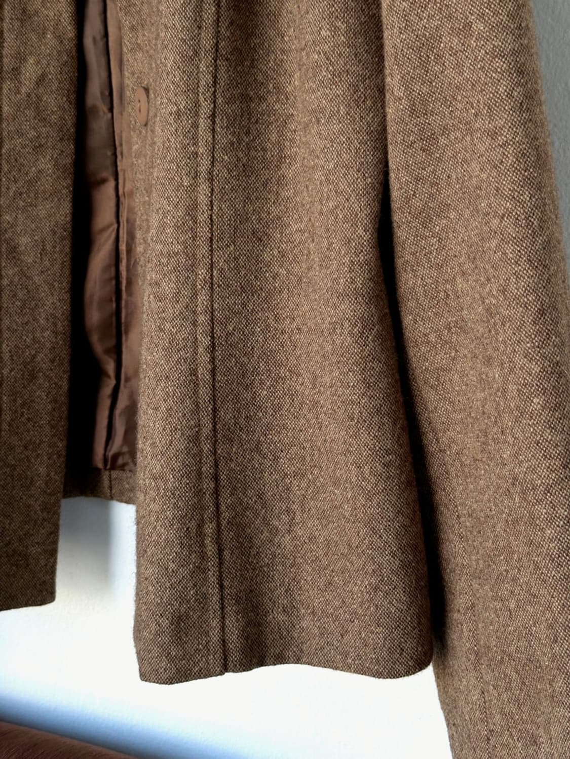 Tweed fabric single collar jacket 상품이미지3