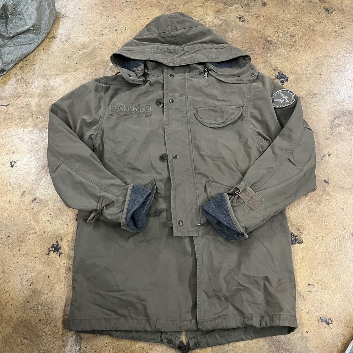 [정품/L] 리바이스 M65 복각필드 자켓 b14 상품이미지2