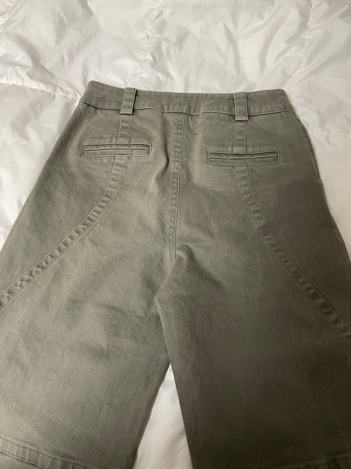 [COSMOSS] CURVED LINE WASHED DENIM PANTS 상품이미지6