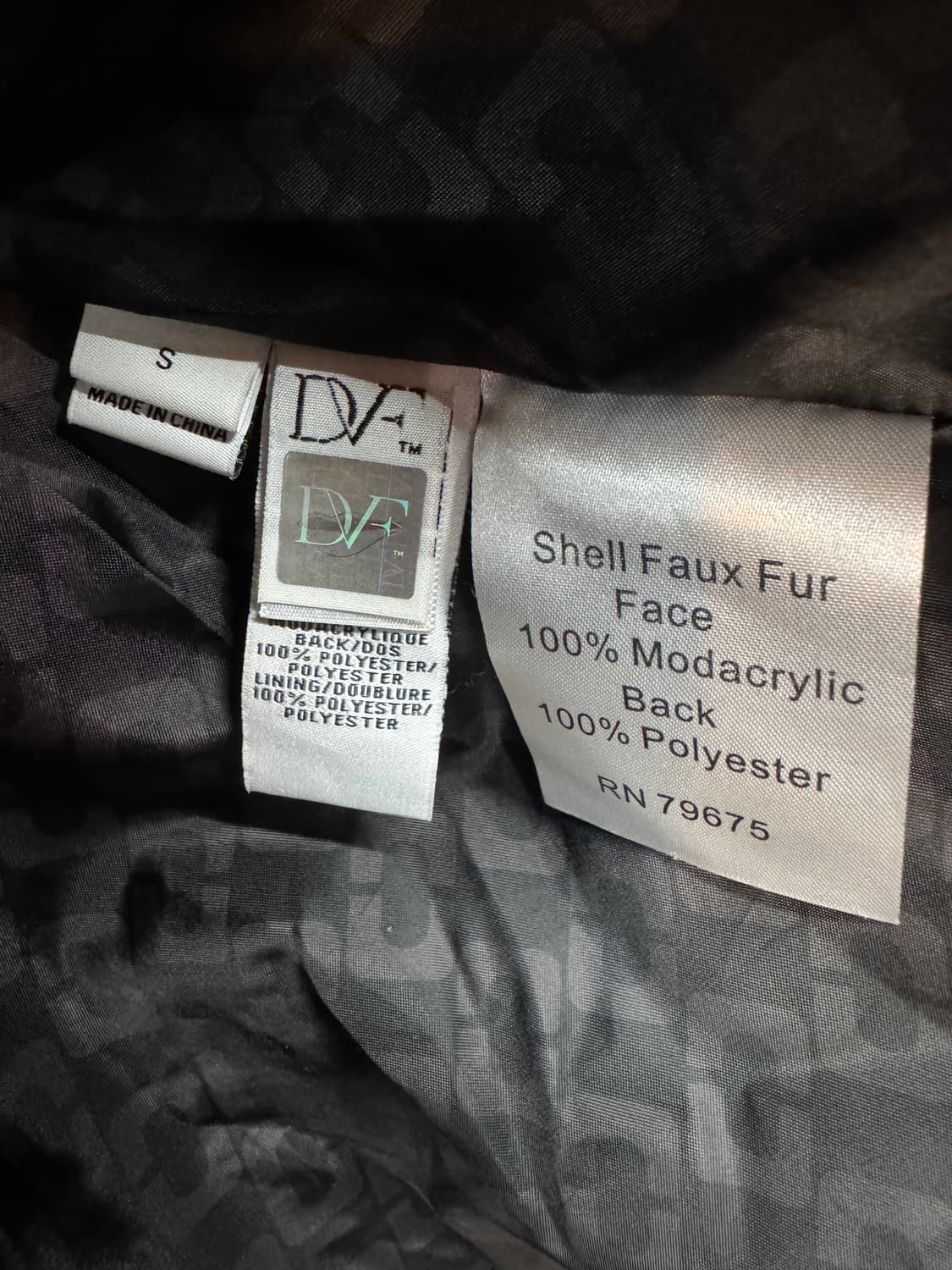 DVF다이앤 인조모피 코트 S(S) 상품이미지6