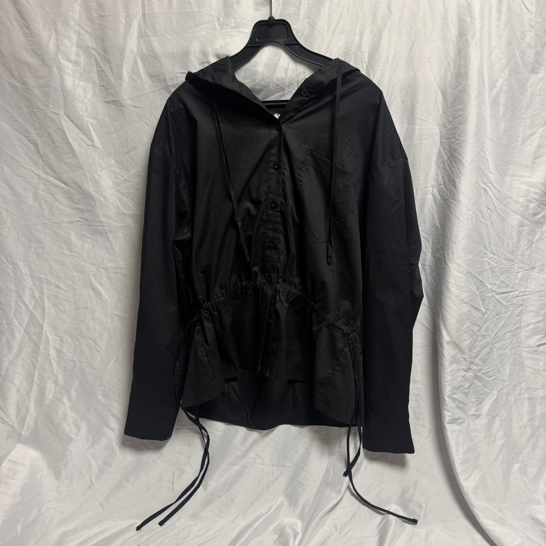 일리고 스트라이프 후디 셔츠 Free 상품이미지3