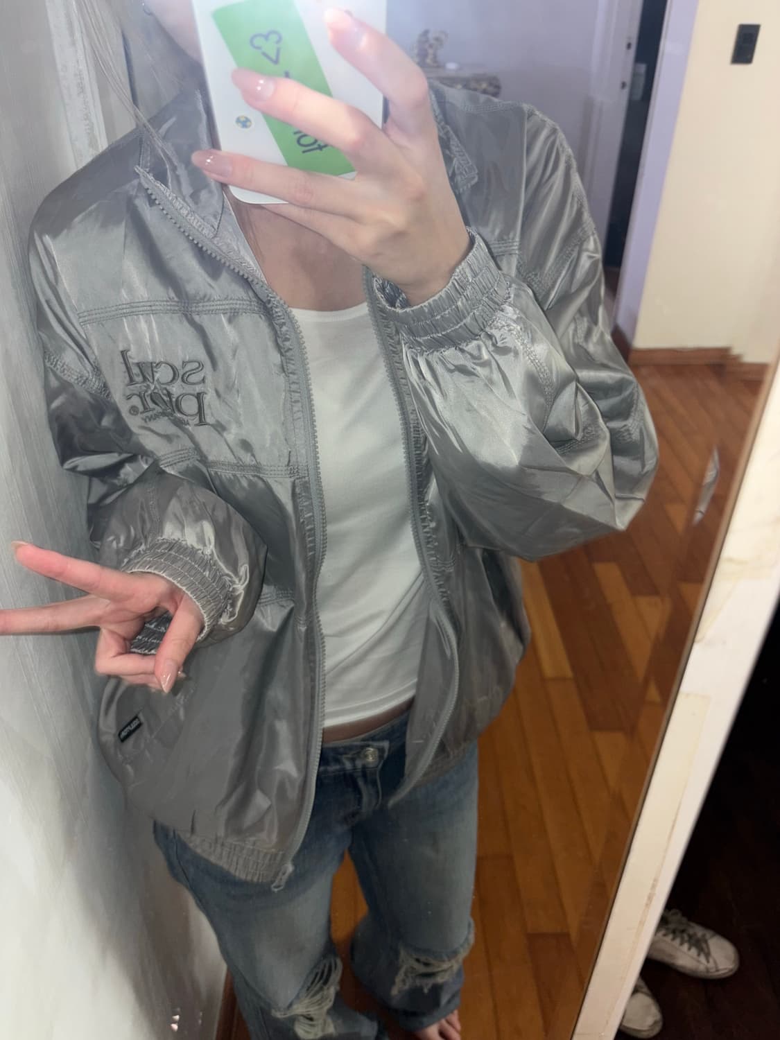 스컬프터 실버 자켓 상품이미지1