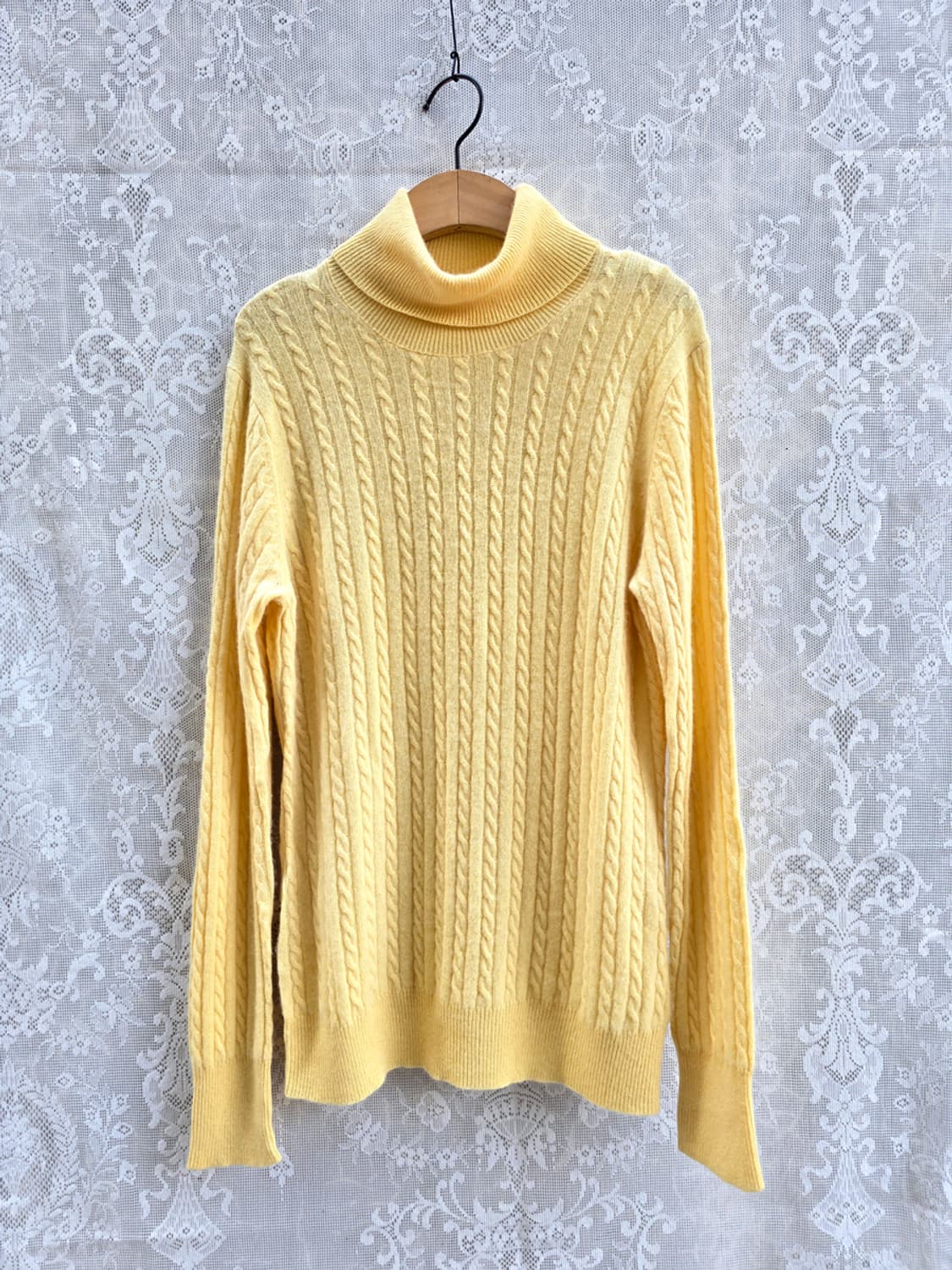 캐시미어 100% 케이블 니트 상품이미지1