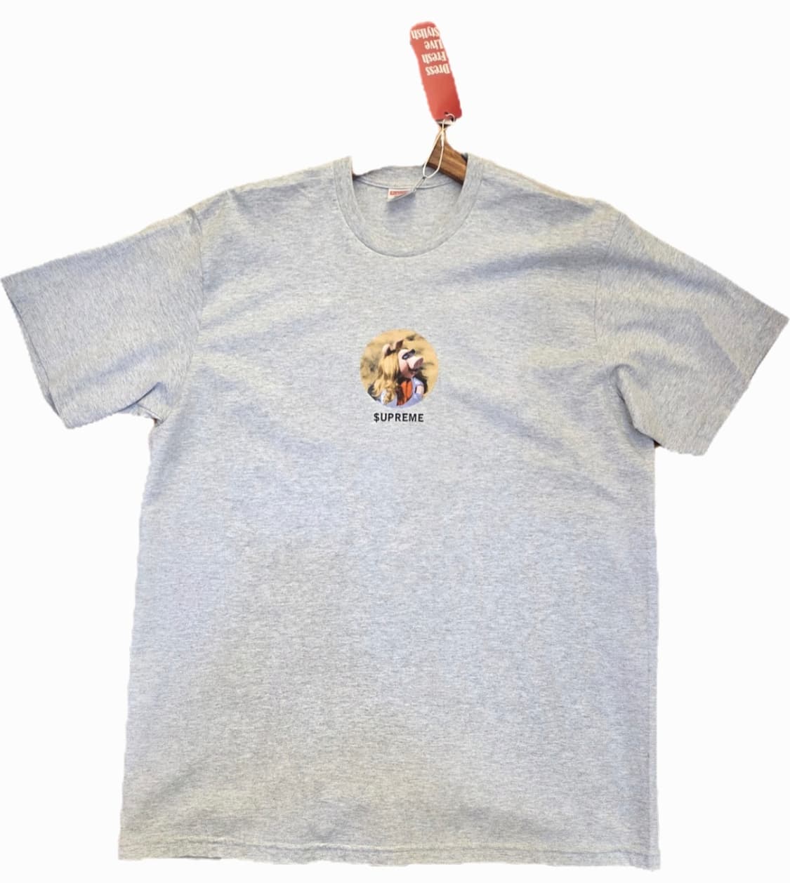 슈프림 미스 피기 티셔츠 애쉬그레이 24ss 상품이미지2
