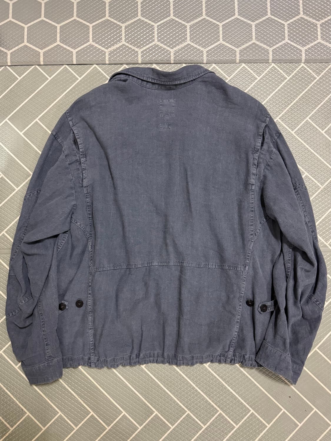 4) 폴리테루 넵 린넨 필드 자켓 페이디드 블루 초판 상품이미지2