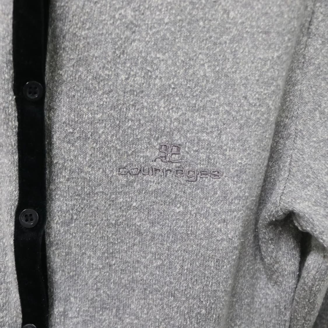 꾸레쥬 배색 니트 가디건 62140 상품이미지6