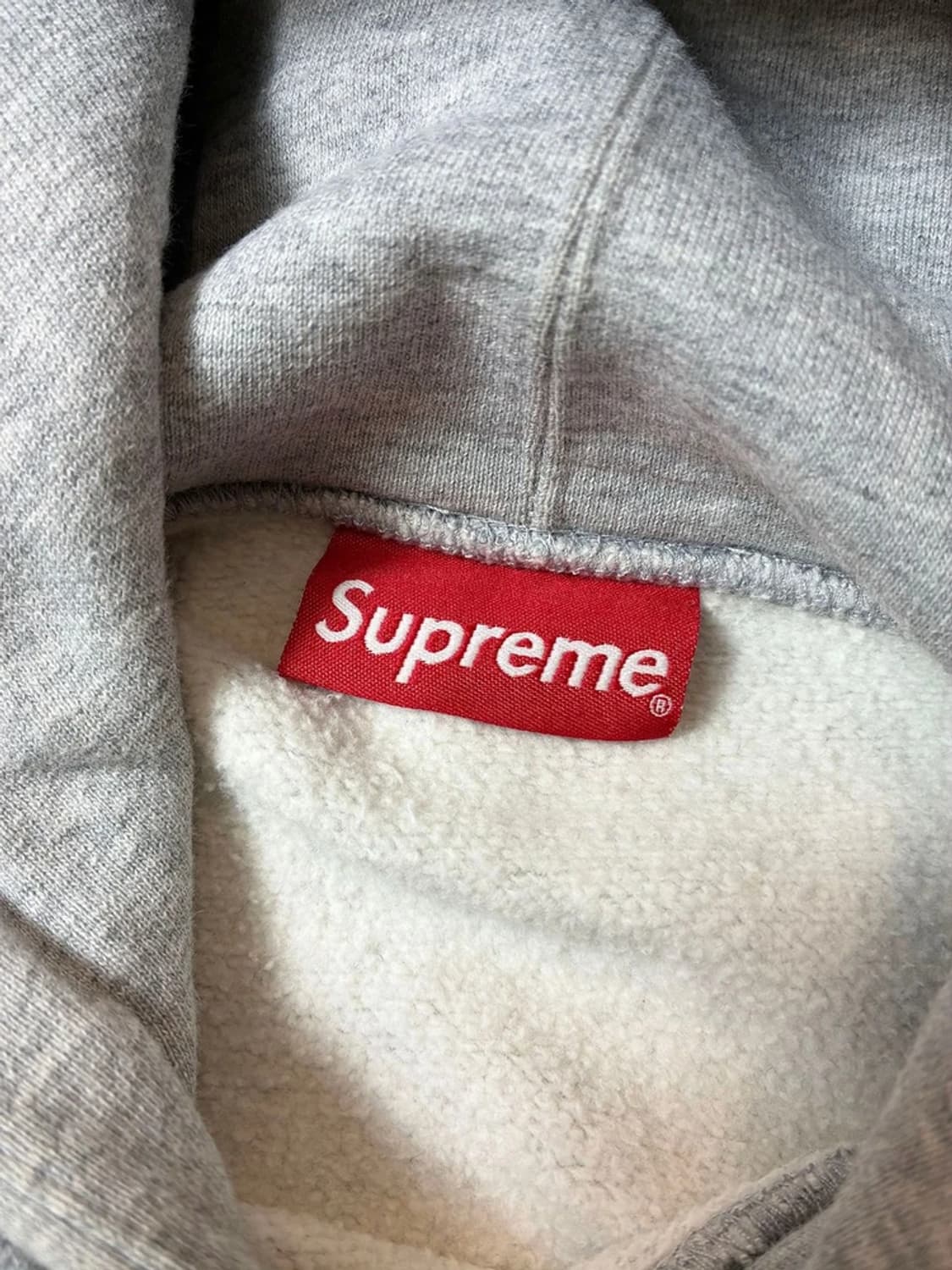 슈프림 21ss 빅 로고 헤더 그레이 후드티 PN6876 상품이미지7