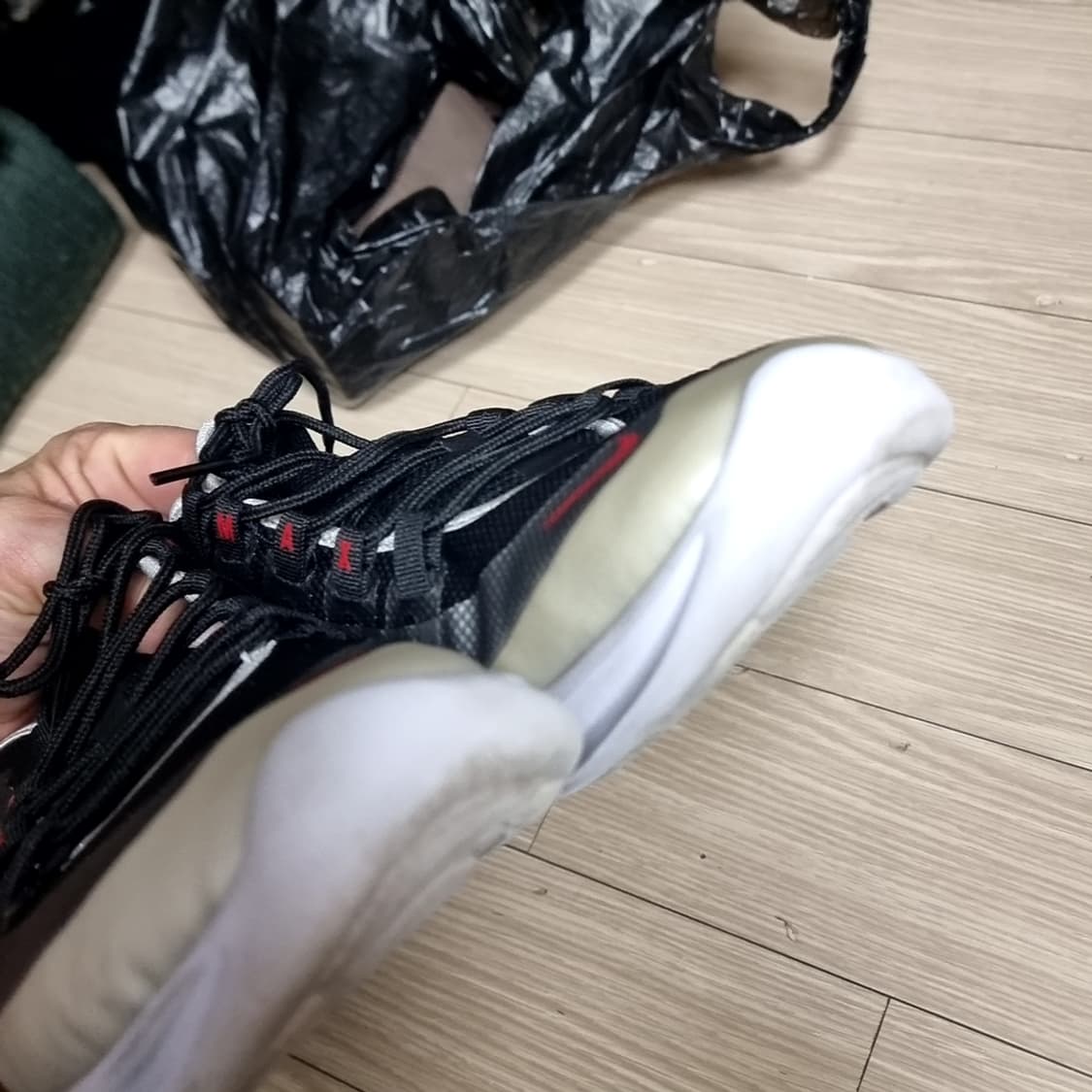 나이키 에어맥스 검정 운동화(280) 상품이미지7