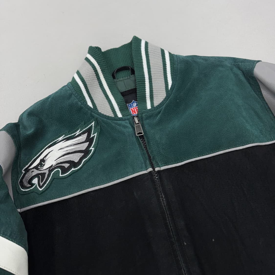 NFL 90s 필라델피아 이글스 올드스쿨 스웨이드 레더 가죽자켓 상품이미지4