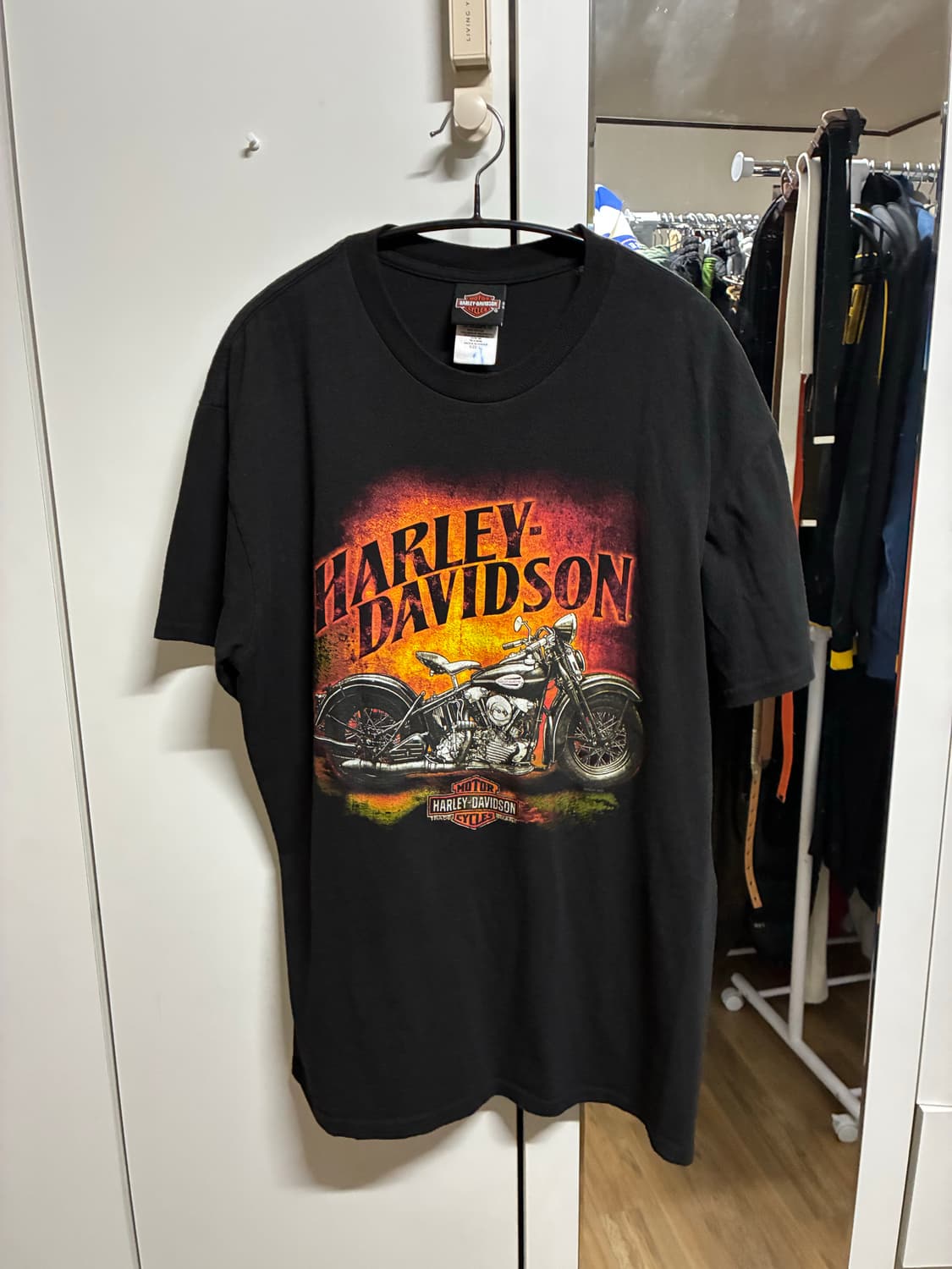 [새상품] 할리데이비슨 반팔티 L/100 상품이미지1