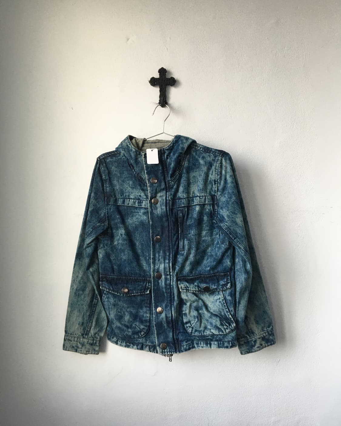washing hood denim jacket 상품이미지2