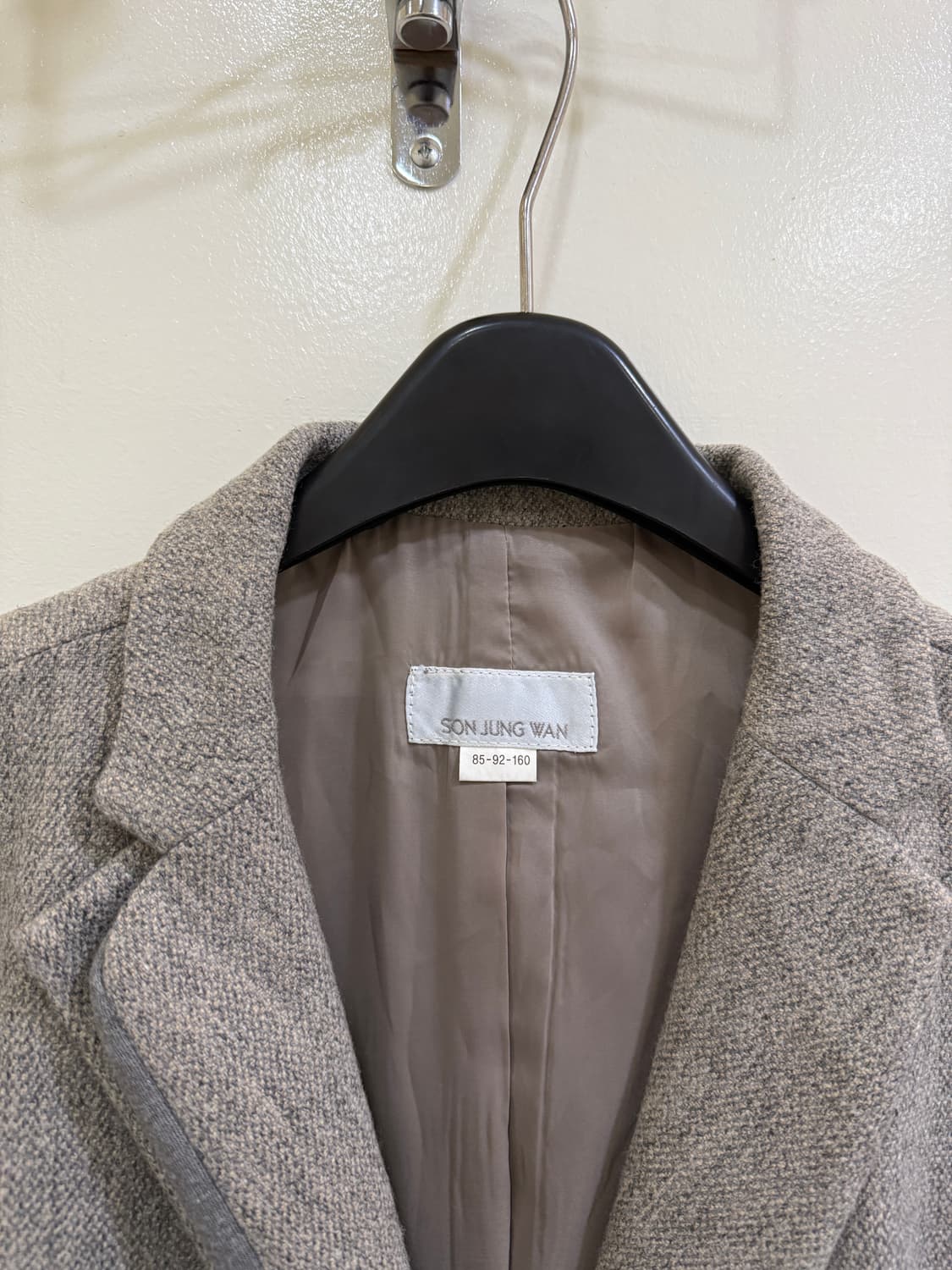 손정완 헤링본 자켓 봄코트(정품) 상품이미지2