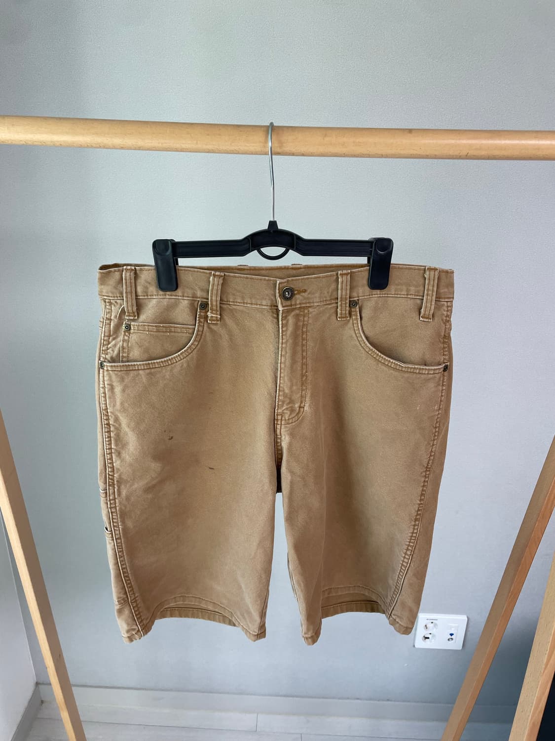 Dickies 브라운 워크 하프 팬츠 상품이미지2