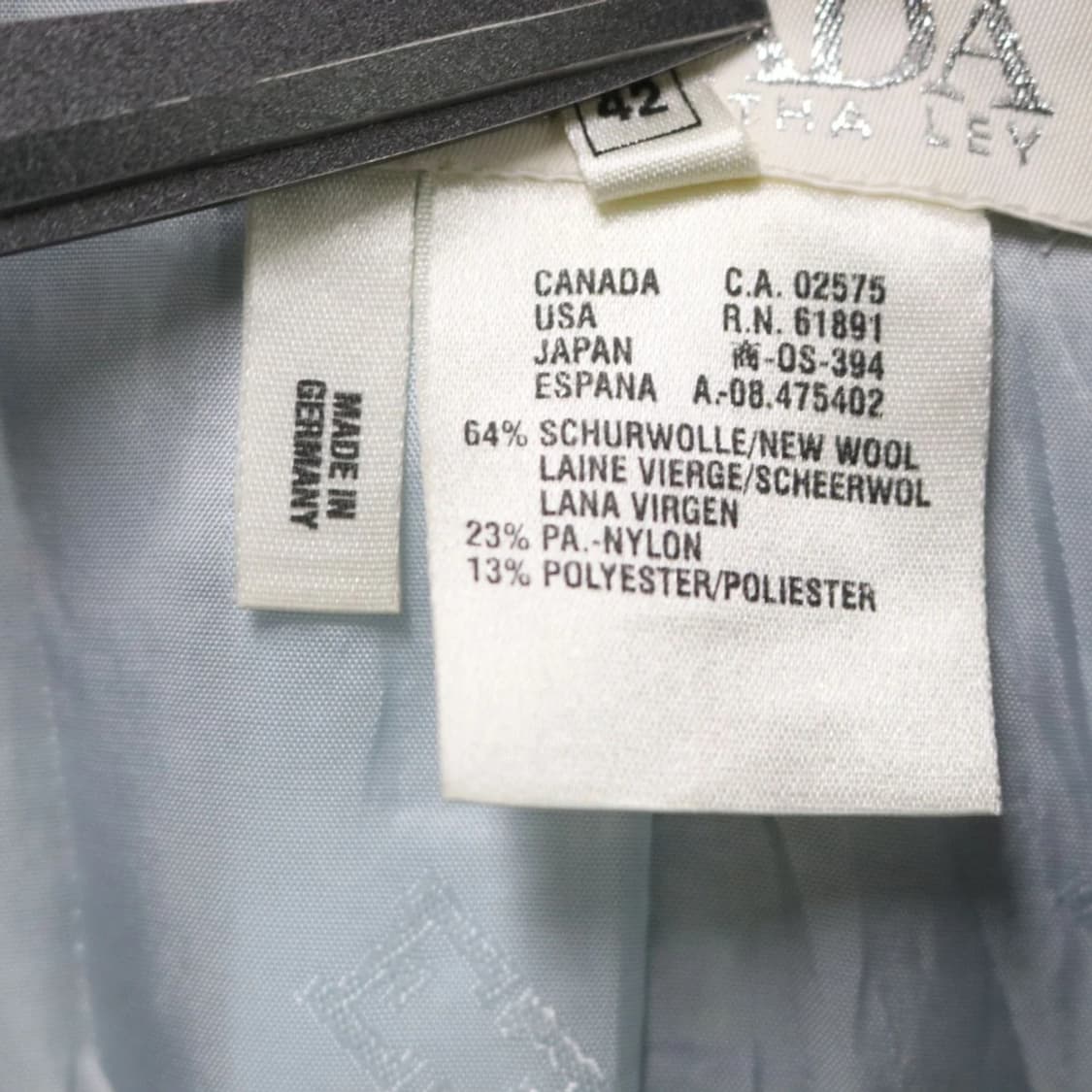 에스카다 울혼방 트위드 치마 정장 셋업 65516 상품이미지10