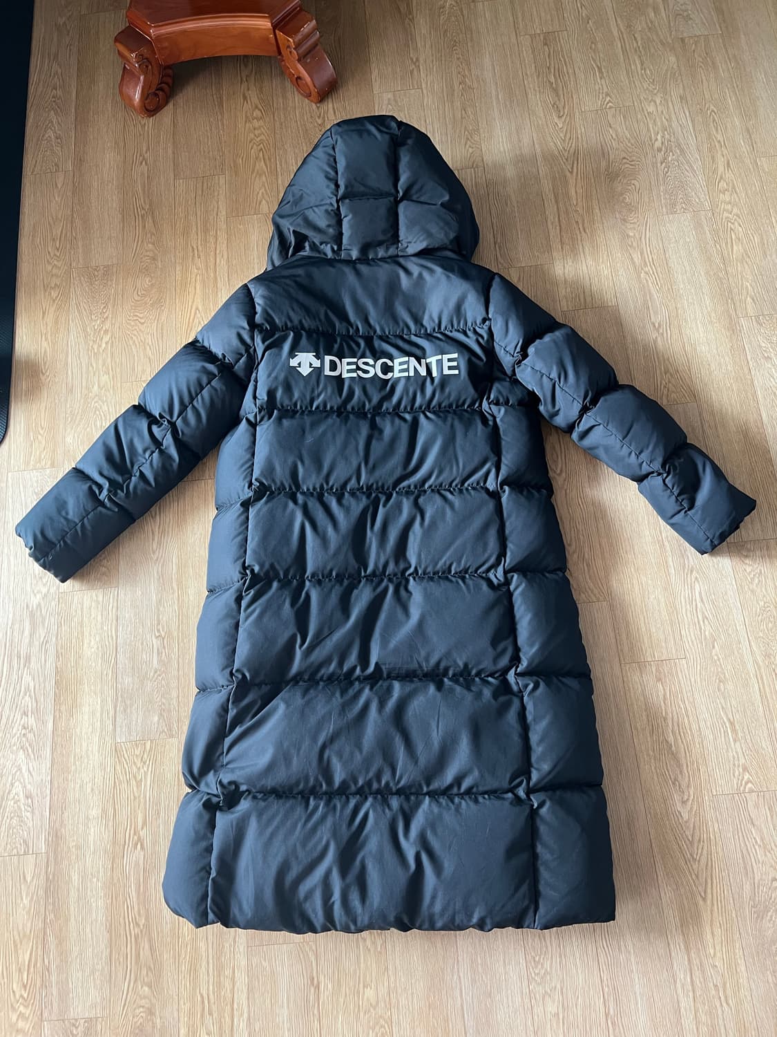 데상트 롱패딩 블랙패딩 스몰 여성패딩 상품이미지2