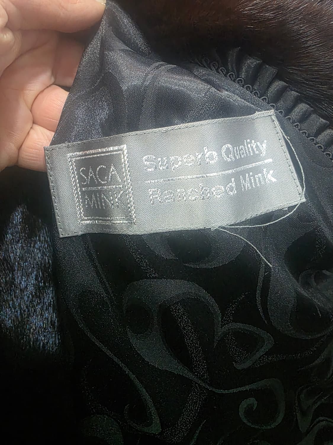 근화모피 사가 통 밍크 코트 상품이미지4