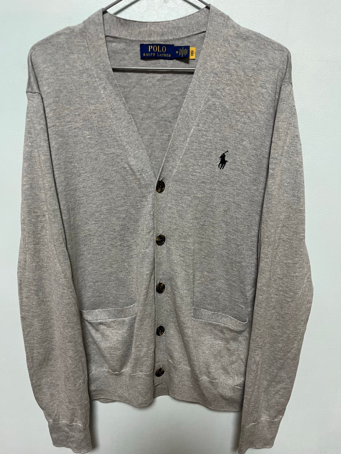 폴로 랄프로렌 그레이 가디건 M 상품이미지1