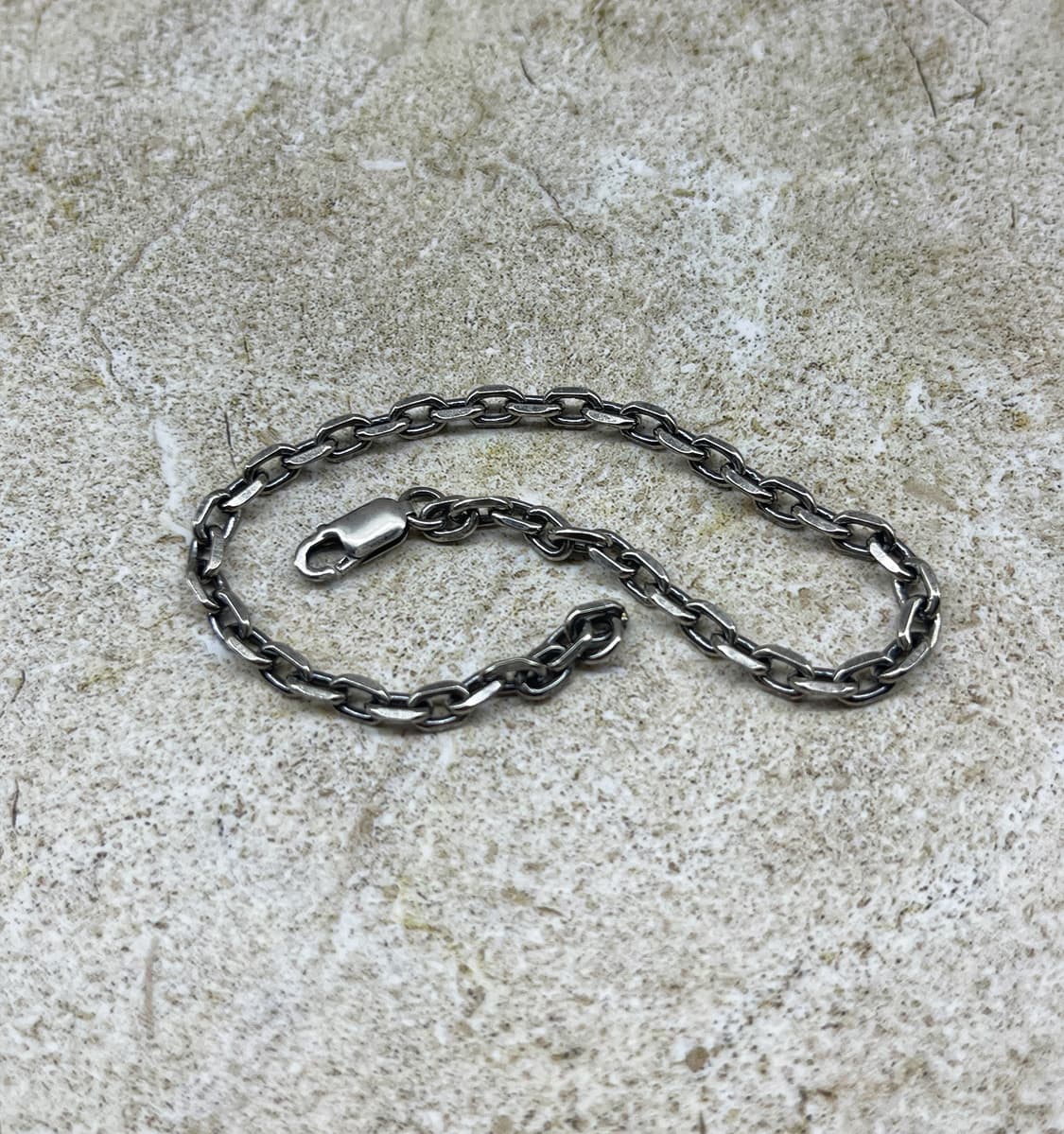 빈티지 노트링크 체인팔찌 4mm 상품이미지4