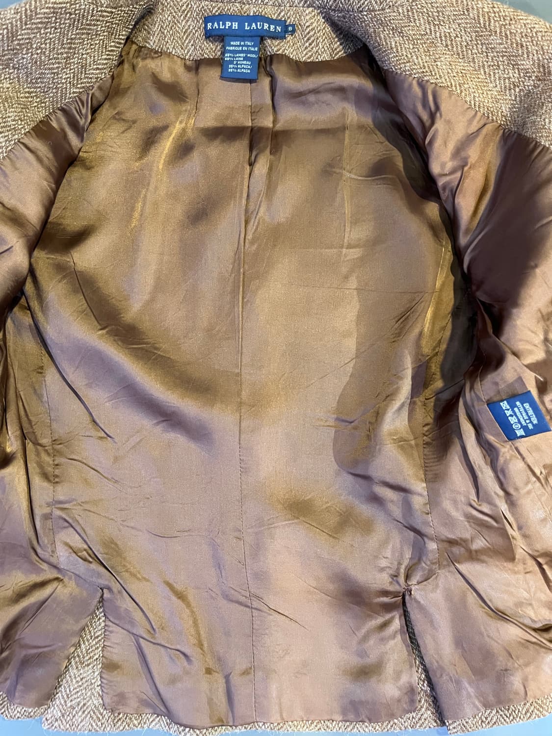 랄프로렌 울 알파카 트위드 자켓(이탈리아제) 상품이미지5