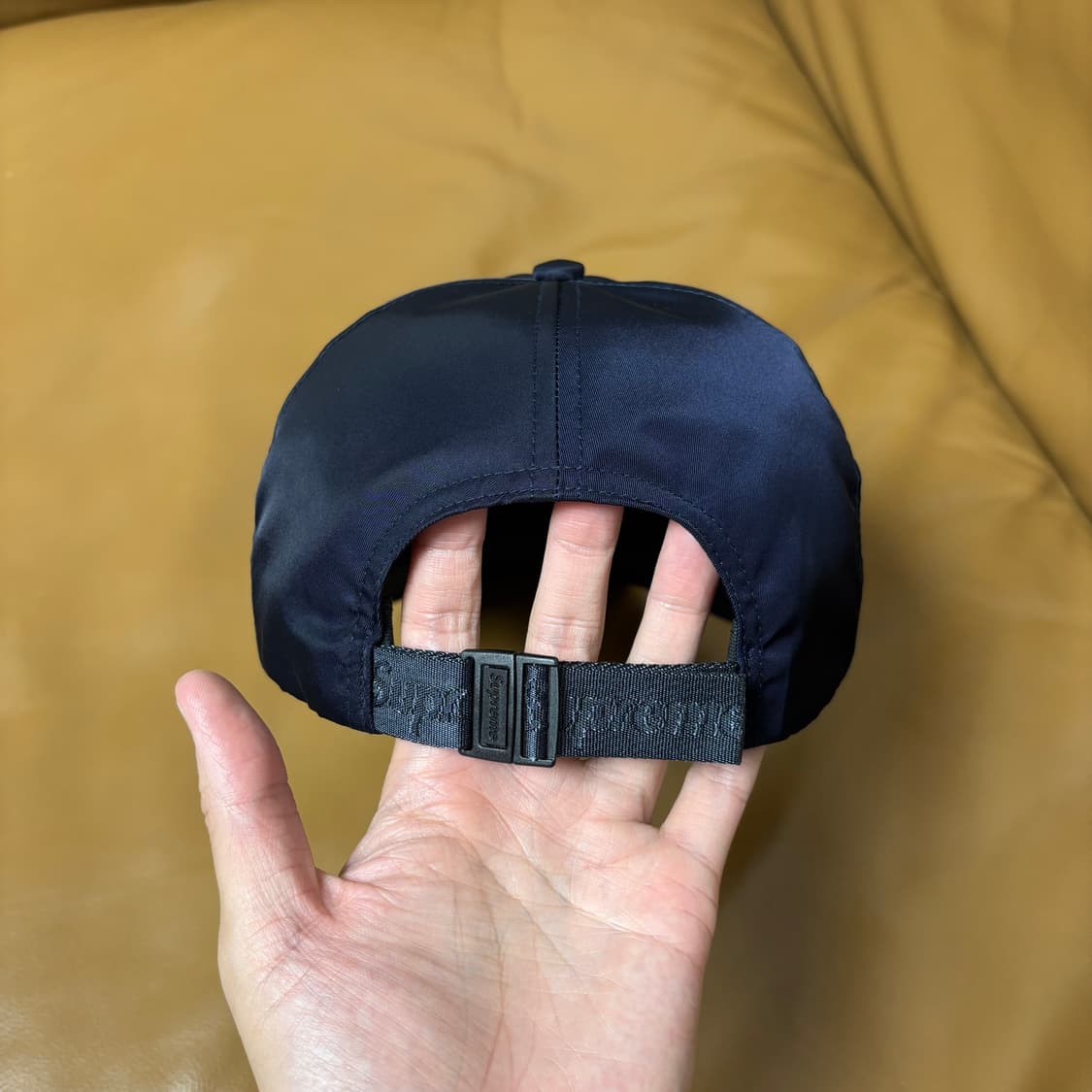 Supreme 슈프림 네이비 6패널 볼캡 모자 (Navy) 상품이미지7