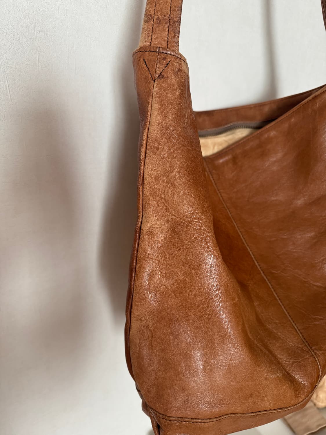 빈티지 가죽 호보백 숄더백 크로스백 상품이미지3