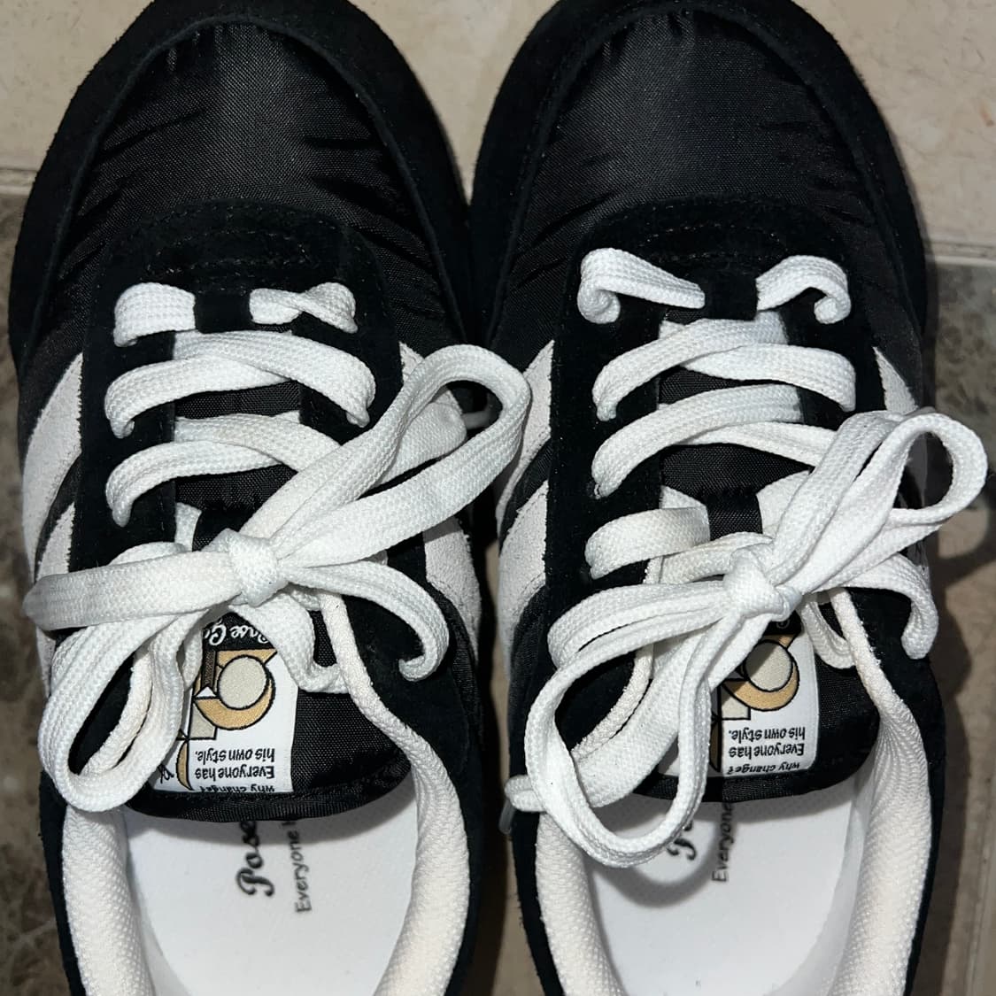 포즈간츠 스니커즈 블랙 운동화 상품이미지8