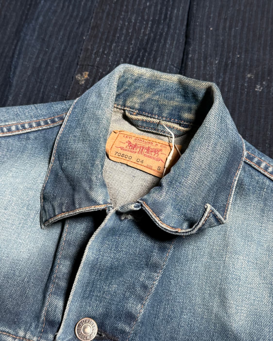 90‘s 리바이스 70500-04 타입 3세대 데님 트러커 자켓 S 상품이미지2