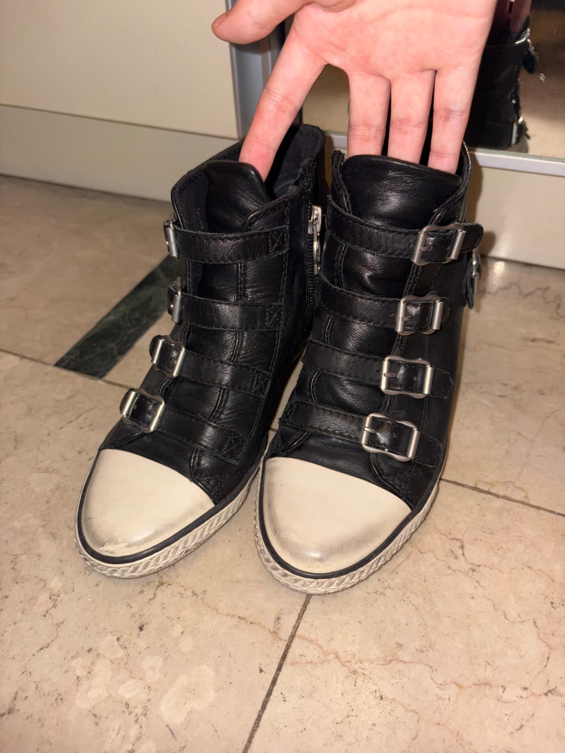 아쉬 ash 웨지힐 웨지 스니커즈  36 상품이미지2