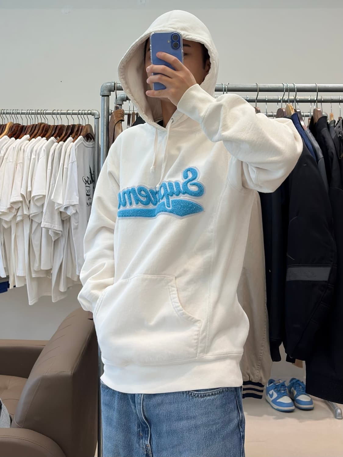 슈프림 셔닐 스크립트 후드 상품이미지9