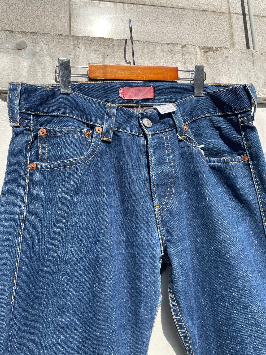 리바이스 아이코닉 타입1 인디고 데님팬츠 상품이미지4