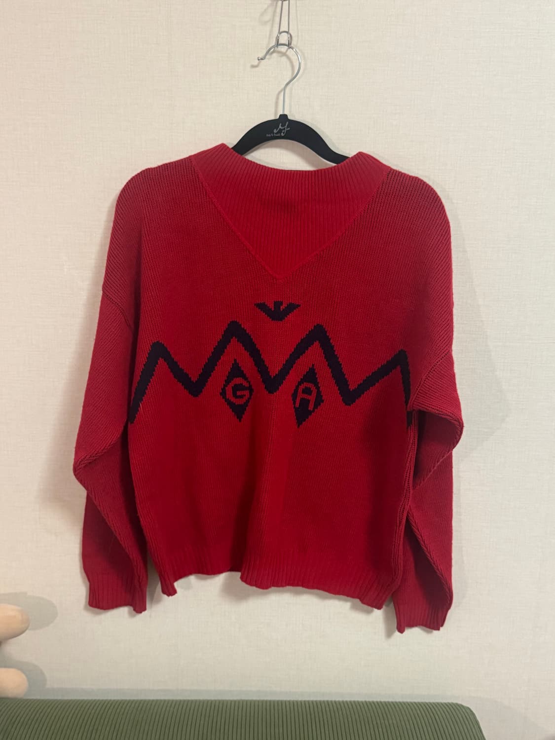 조르지오 아르마니 빨간색 빈티지니트 상품이미지1