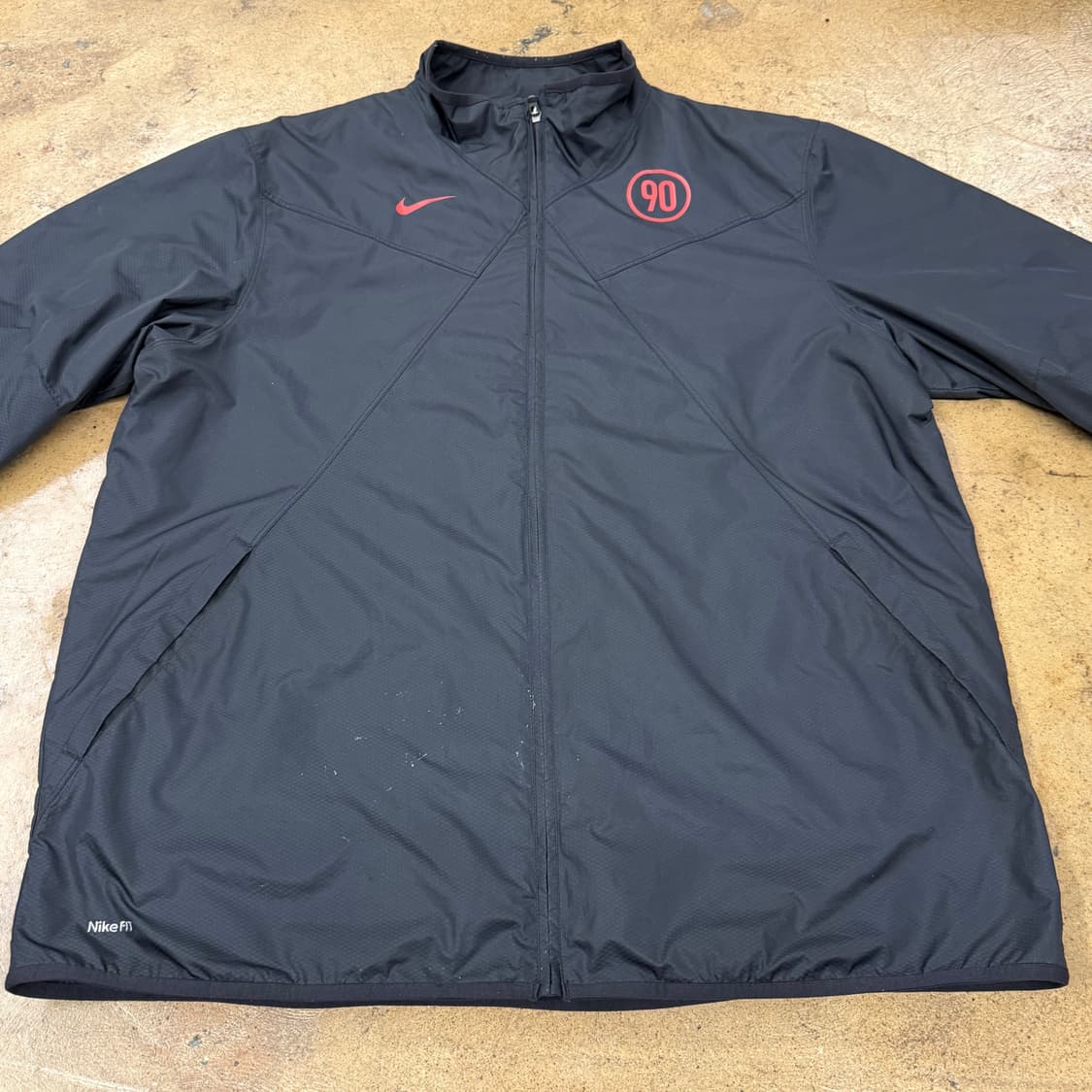 [정품/XXL] 나이키 블랙 바람막이 자켓 b16 상품이미지3