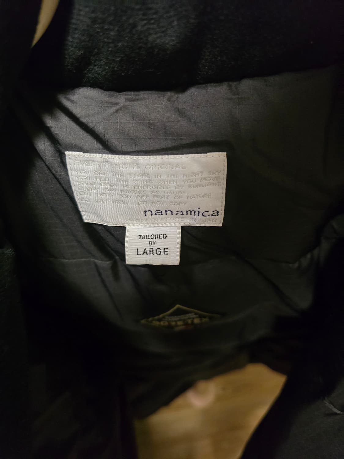 나나미카 고어텍스 다운자켓 25fw 블랙 L 상품이미지3