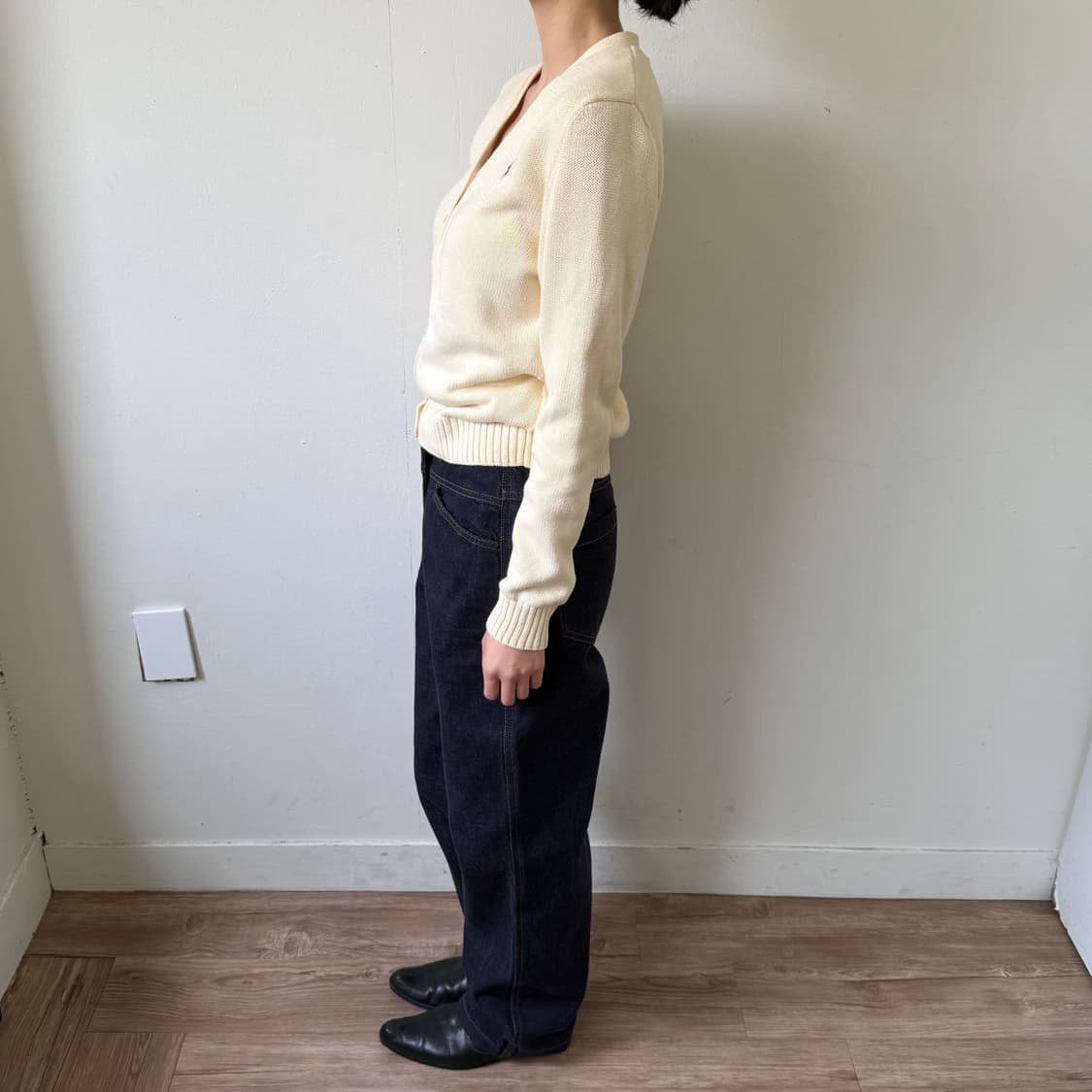 폴로랄프로렌 크림 가디건 상품이미지2