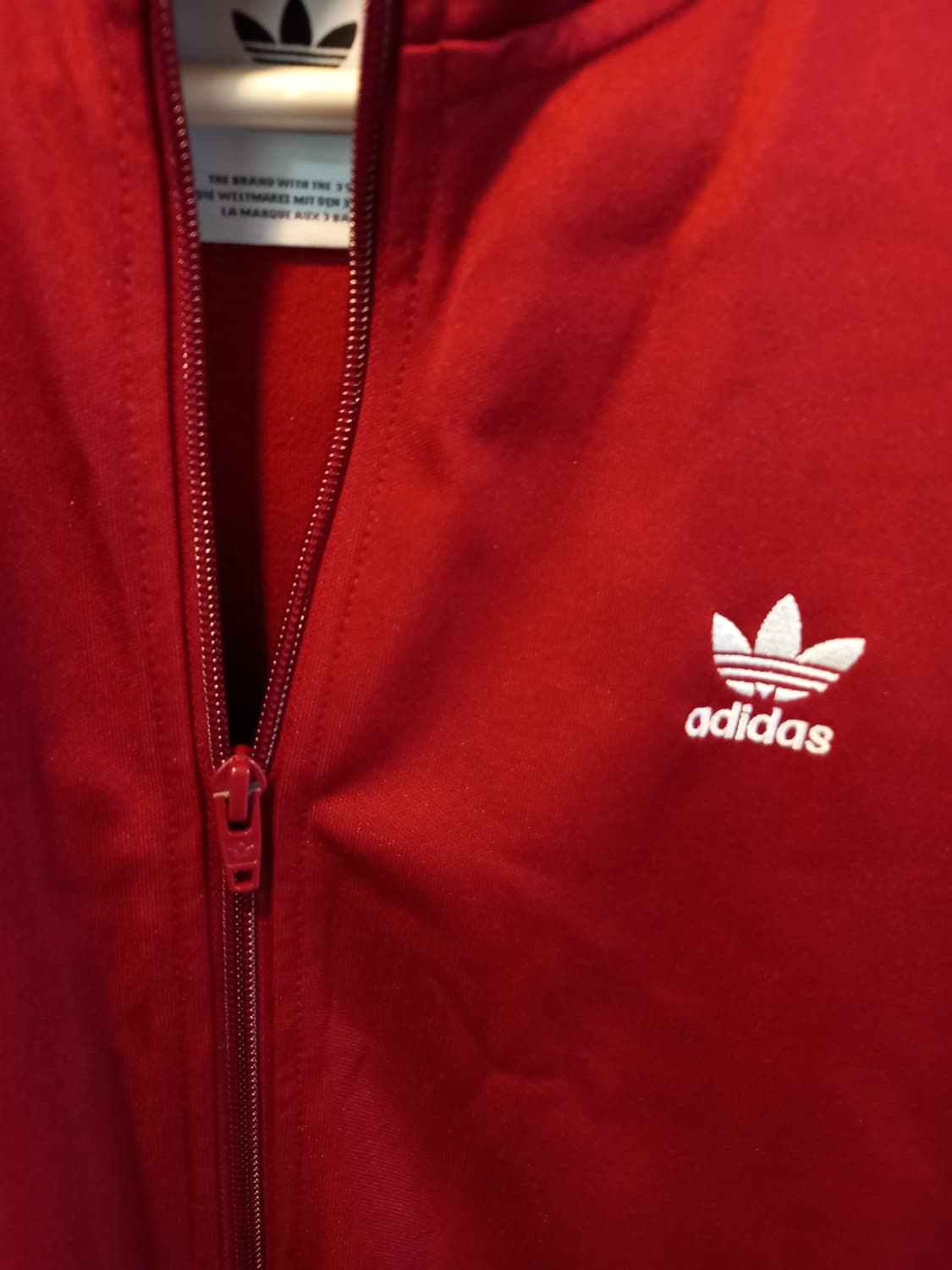 아디다스 베켄바우어 버건디 트랙탑 저지 져지집업 105 상품이미지3