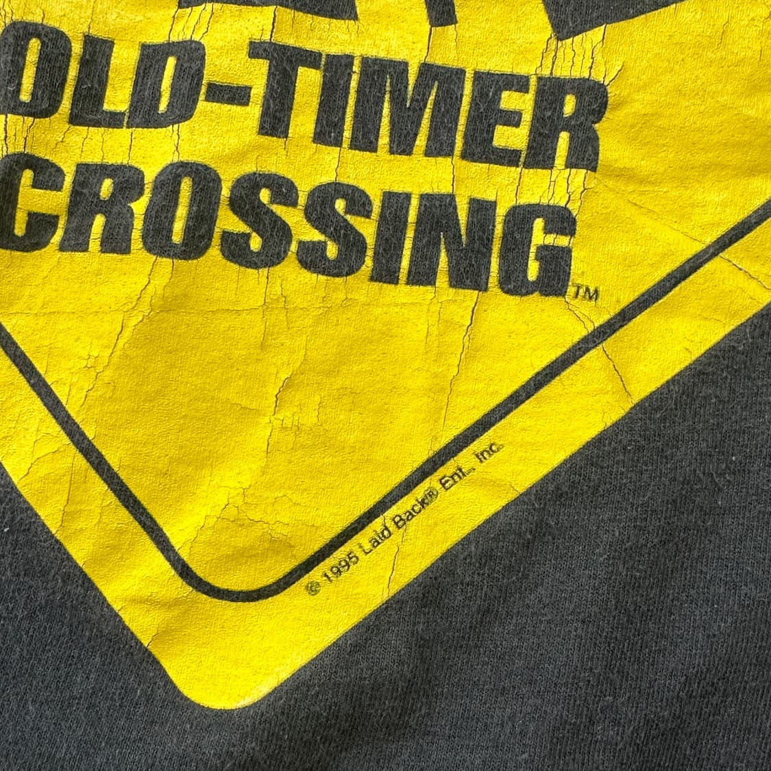 90s Old-Timer Crossing 빈티지 싱글스티치 티셔츠 M 상품이미지4