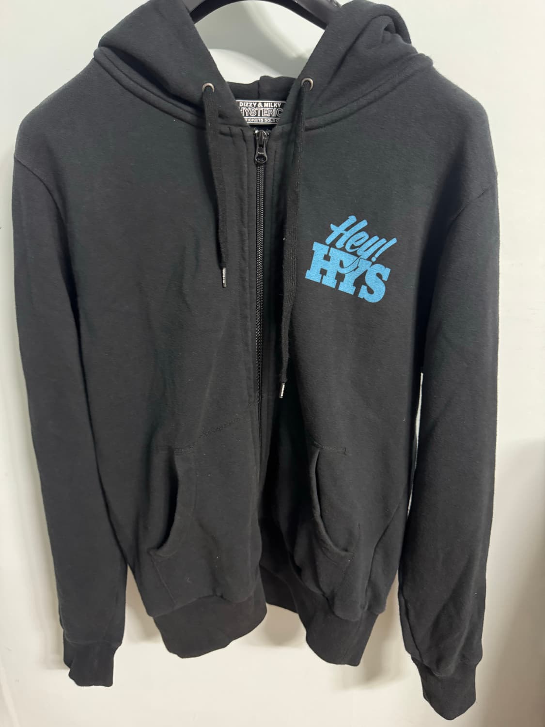 히스테릭글레머 / HEY! HYS Zip Hoodie 후드집업 / M 상품이미지6
