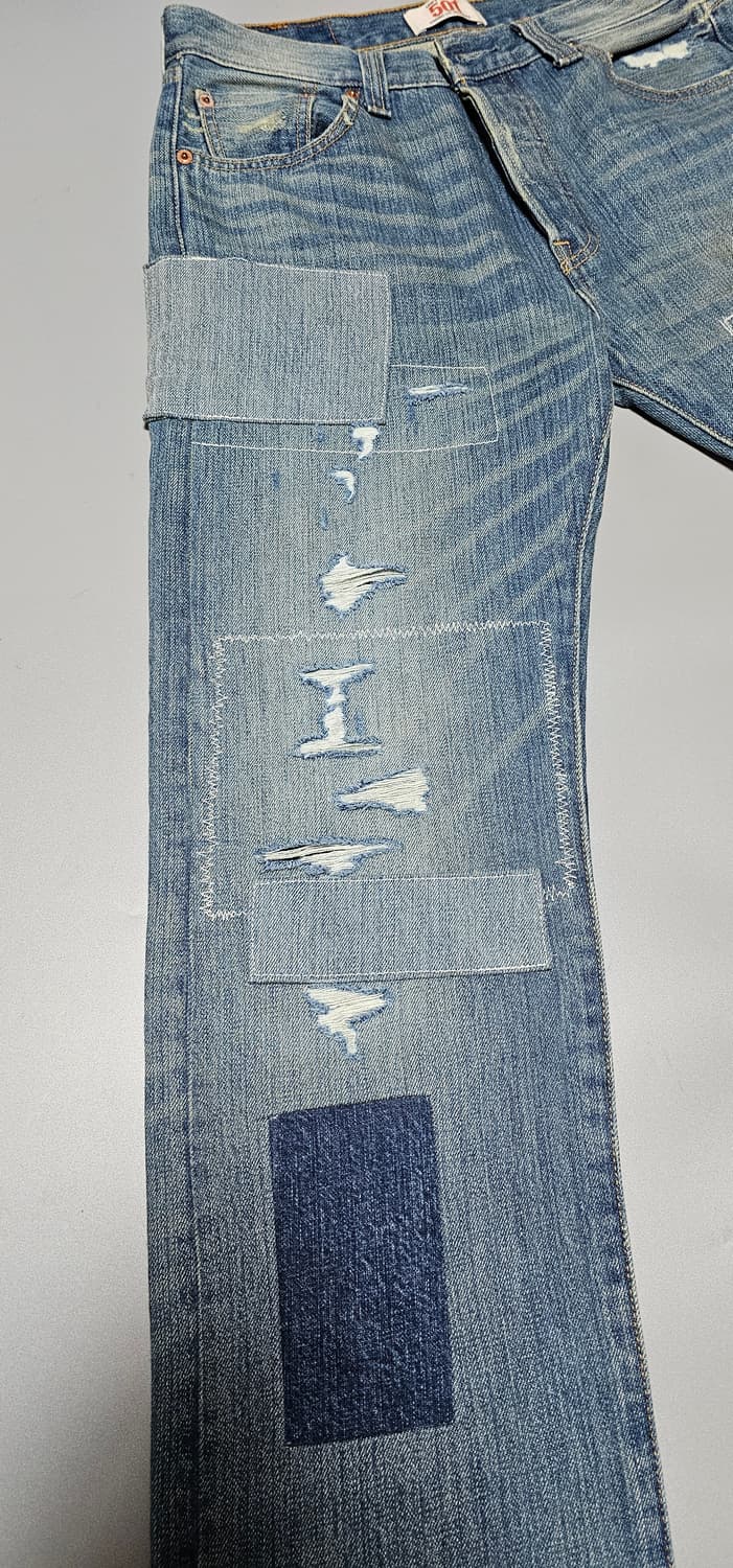 리바이스 501 패치워크 리페어 (W30) levis 08501 상품이미지4
