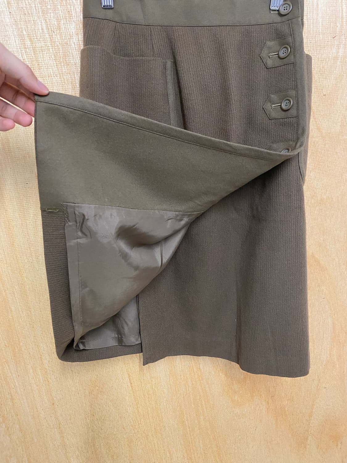 CHRISTIAN DIOR wool wrap skirt 디올 울 랩스커트 상품이미지5