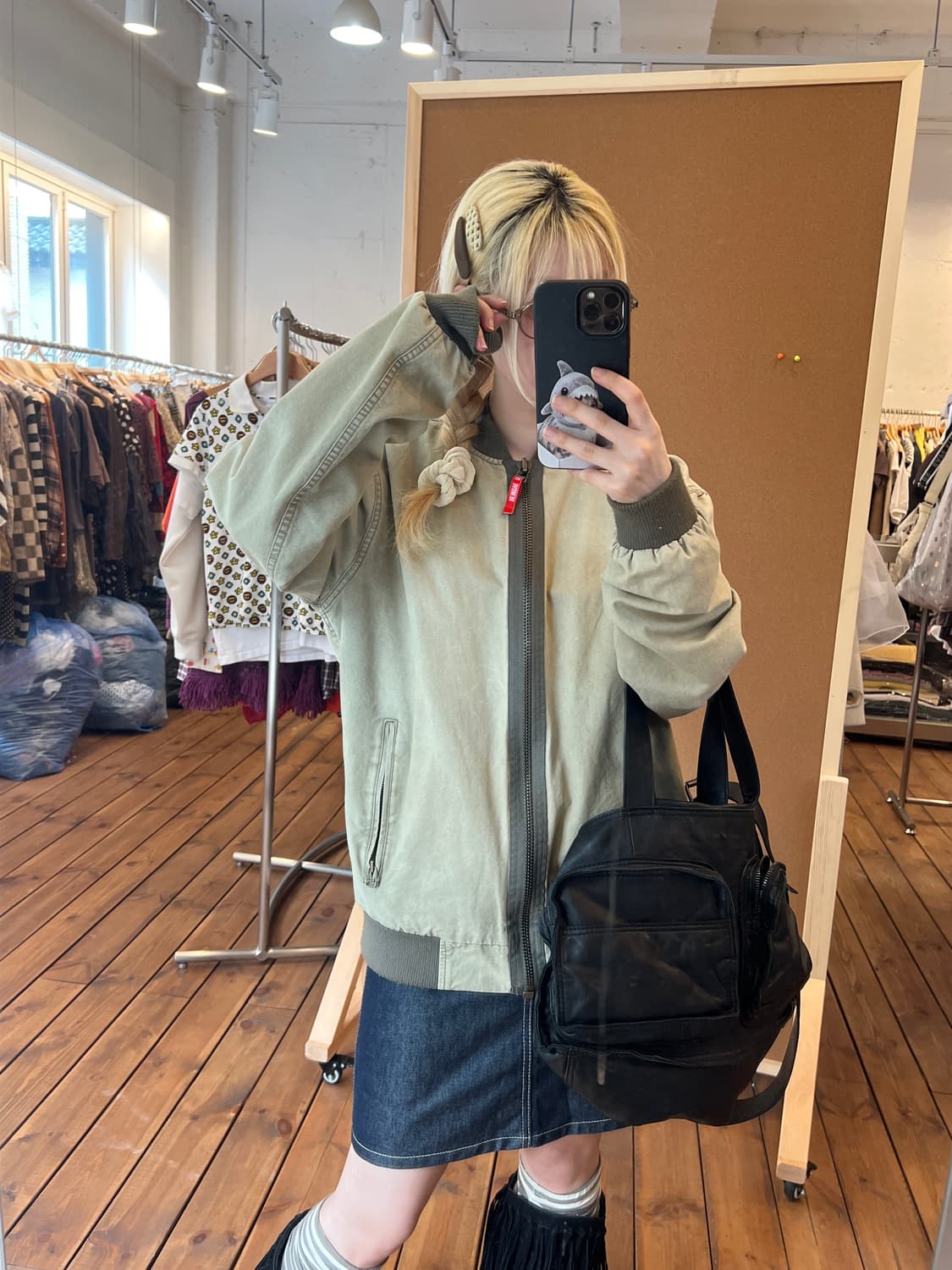 Ameco 베이지 자켓 상품이미지4